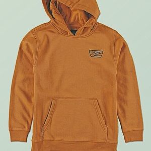 Vans boys full patched yellow hoodie